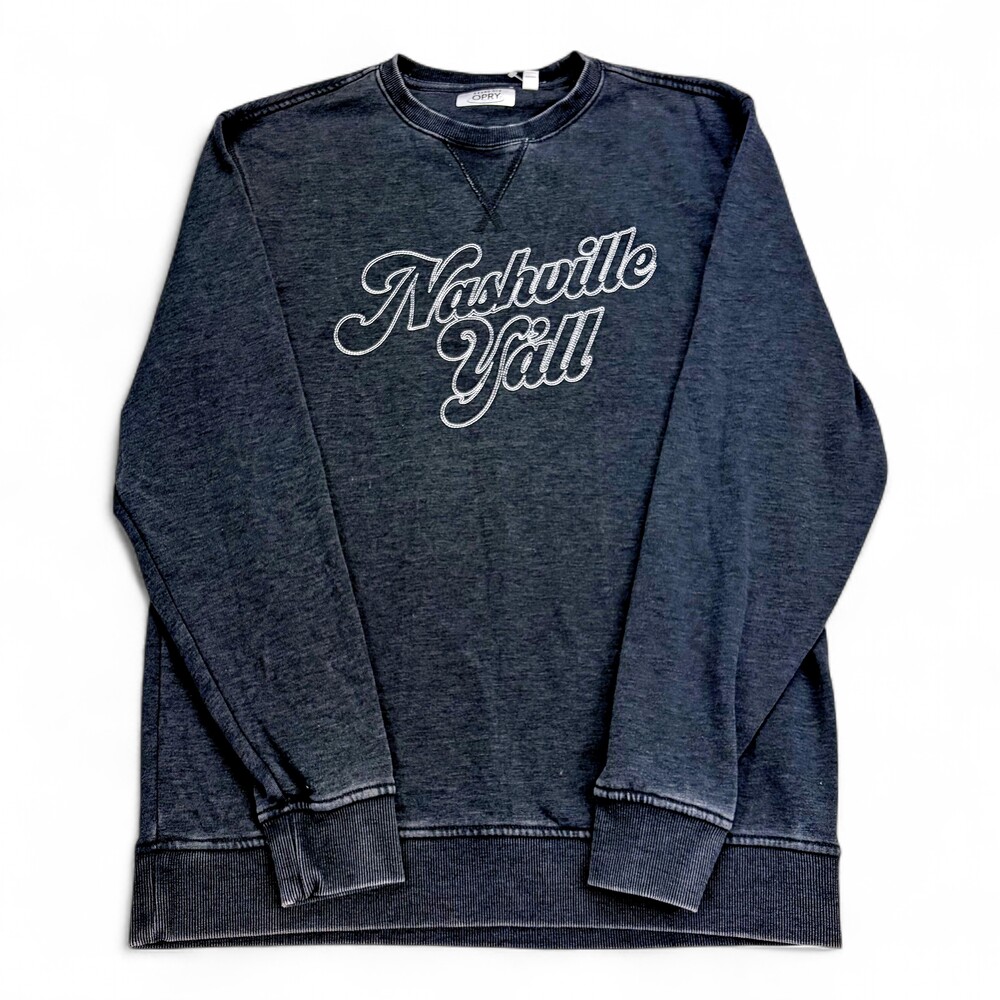 Grand Ole Opry Nashville Y'all Crewneck Sweatshirt M